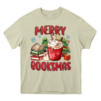 Mossy merry booksmas Heavy Core Tee - MaliasSmallBusiness
