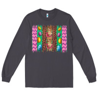 Smoke easter leopard egg bunny brush stroke Long Sleeve Tee - Artiststas
