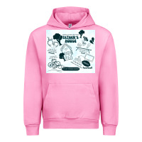 Fuchsia Pink father's house Urban Hoodie - TumblerDesignByShophia