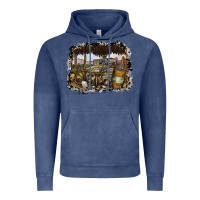 Vintage Denim wild west Vintage Hoodie - SublimationCraftShop