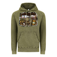 Vintage Olive wild west Vintage Hoodie - SublimationCraftShop