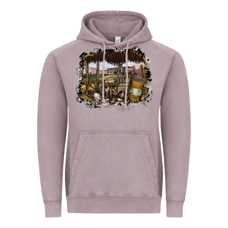 Wild West Vintage Hoodie by SublimationCraftShop | Teevron