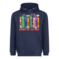 Navy women of the bible Heavyweight Hoodie - MaliasSmallBusiness
