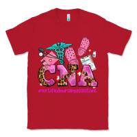 Red cna certified nursing assistant Classic Tee - AdoDesignShop