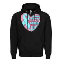 Black survivor malia Zipper Hoodie - MaliasSmallBusiness