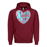 Burgundy survivor malia Zipper Hoodie - MaliasSmallBusiness