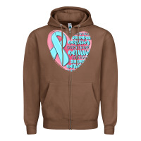Chestnut survivor malia Zipper Hoodie - MaliasSmallBusiness
