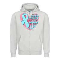 Dove Grey survivor malia Zipper Hoodie - MaliasSmallBusiness