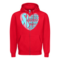 Red survivor malia Zipper Hoodie - MaliasSmallBusiness
