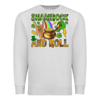 Dove Grey Shamrock and roll Premium Sweatshirt - BundleAndBundleShop