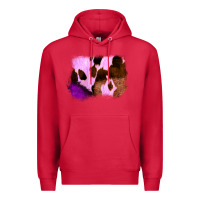 Cardinal Purple Western Wood Cowhide Frame Premium Hoodie - Bettercallsaul