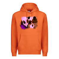 Carrot Purple Western Wood Cowhide Frame Premium Hoodie - Bettercallsaul
