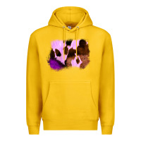 Lemon Purple Western Wood Cowhide Frame Premium Hoodie - Bettercallsaul