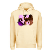 Pina Colada Purple Western Wood Cowhide Frame Premium Hoodie - Bettercallsaul