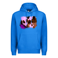 True Royal Purple Western Wood Cowhide Frame Premium Hoodie - Bettercallsaul