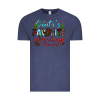 Vintage Denim santa s favorite respiratory therapist Vintage Tee - JahusDesignShop