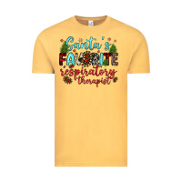 Vintage Mustard santa s favorite respiratory therapist Vintage Tee - JahusDesignShop
