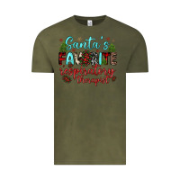 Vintage Olive santa s favorite respiratory therapist Vintage Tee - JahusDesignShop
