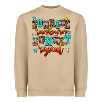 Mushroom sunrise sunburn sunset repeat Heavyweight Sweatshirt - AdoDesignShop