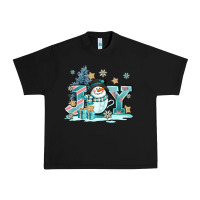 Black cute coffeecup snowmanand joy Urban Heavy Tee - AdoDesignShop