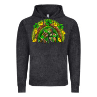 Vintage Black St. Patrick's Day rainbow Vintage Hoodie - Neo Western