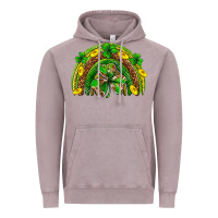 Vintage Zinc St. Patrick's Day rainbow Vintage Hoodie - Neo Western