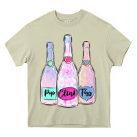 Mossy pop clink fizz champagne bubbly Heavy Core Tee - MaliasSmallBusiness
