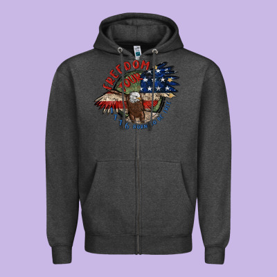 Freedom Tour Zipper Hoodie Designed By Maliassmallbusiness