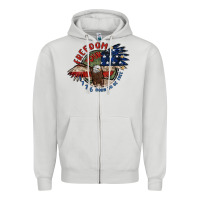 Dove Grey freedom tour Zipper Hoodie - MaliasSmallBusiness