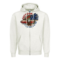 Oatmeal Heather freedom tour Zipper Hoodie - MaliasSmallBusiness