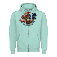 Seafoam freedom tour Zipper Hoodie - MaliasSmallBusiness
