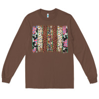 Chestnut easter leopard cowhide bunny brush stroke Long Sleeve Tee - Artiststas
