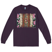 Plum easter leopard cowhide bunny brush stroke Long Sleeve Tee - Artiststas