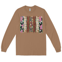 Toasted Coconut easter leopard cowhide bunny brush stroke Long Sleeve Tee - Artiststas