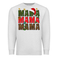 Oatmeal Heather Christmas Mama Premium Sweatshirt - BundleAndBundleShop