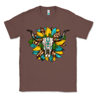 Chestnut bull skull gemstone cactus leopard sunflower Classic Tee - Artiststas