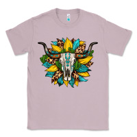 Lilac bull skull gemstone cactus leopard sunflower Classic Tee - Artiststas