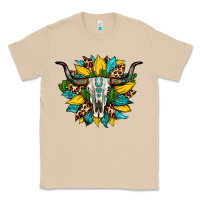 Mushroom bull skull gemstone cactus leopard sunflower Classic Tee - Artiststas