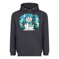 Smoke winter snowman Heavyweight Hoodie - MaliasSmallBusiness