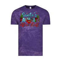 Cloud Purple santa s favorite office staff Vintage Tee - JahusDesignShop