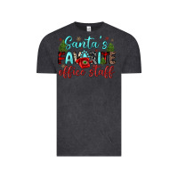 Vintage Black santa s favorite office staff Vintage Tee - JahusDesignShop