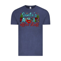 Vintage Denim santa s favorite office staff Vintage Tee - JahusDesignShop