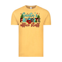 Vintage Mustard santa s favorite office staff Vintage Tee - JahusDesignShop