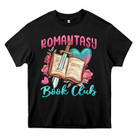 Black romantasy book club Heavy Core Tee - MaliasSmallBusiness