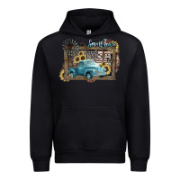 Black Small town USA truck 4th of july Urban Hoodie - HowdyJamesFarm