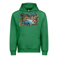 Emerald Small town USA truck 4th of july Urban Hoodie - HowdyJamesFarm