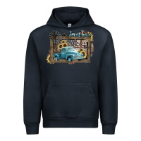 Navy Small town USA truck 4th of july Urban Hoodie - HowdyJamesFarm