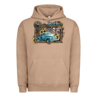 Pigment Burro Small town USA truck 4th of july Urban Hoodie - HowdyJamesFarm
