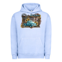 Pigment Grape Ice Small town USA truck 4th of july Urban Hoodie - HowdyJamesFarm