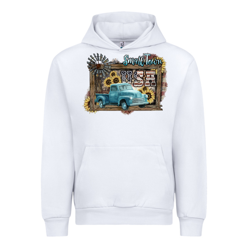 Small Town Usa Truck 4th Of July Urban Hoodie by HowdyJamesFarm | Teevron